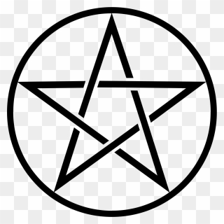 Wicca Symbol Book Of Shadows Modern Paganism - Pentacle Png Clipart