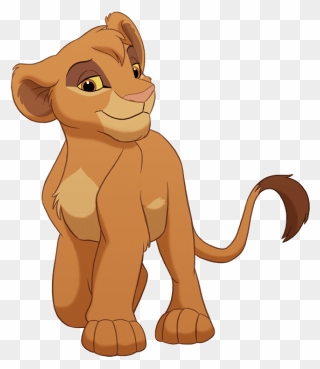 Simba - Nala Lion King Characters Clipart