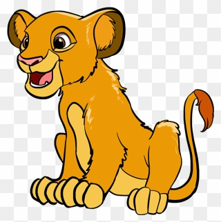 How To Draw Simba From The Lion King - Simba Lion King Drawing Clipart