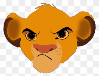 Clipart Lion Nose - Simba Lion King Face - Png Download