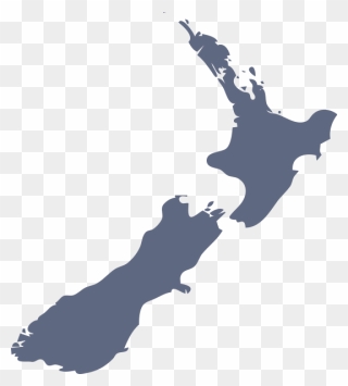 New Zealand Map Transparent Clipart