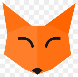Cute Fox Face Clipart - Red Fox - Png Download