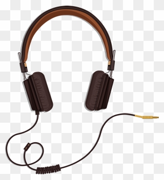 Headphones Audio Blog Clip Art - Headphones With Wire Png Transparent Png