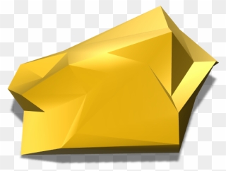 Gold Rush Memories - Origami Clipart