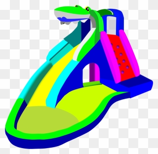 Water Slide Recreation Clip Art - Png Download