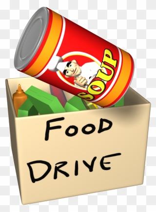 Canned Food Drive Clip Art - Png Download