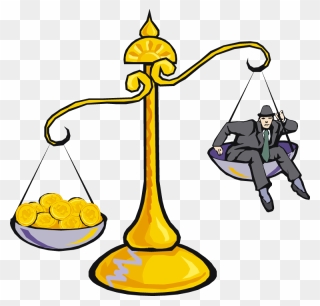 Scales Money Clipart Image Library Stock Humanities - Unbalanced Balance Scale - Png Download