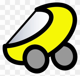 Yellow Velomobile Logo Clipart