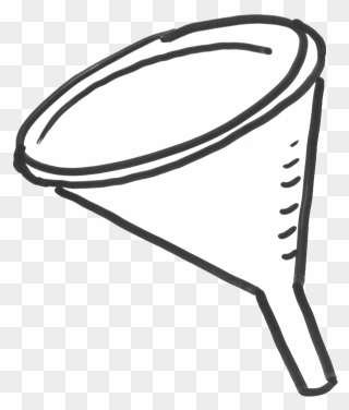 Download Hd Sales Video - Drawing Of A Funnel Clipart