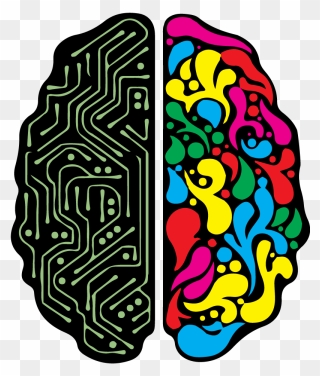 Creative Brain Png - Technical And Creative Brain Clipart