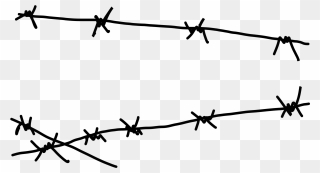 Spine Barbed Wire Png - Easy Barbed Wire Drawing Clipart