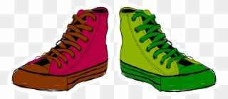 Shoe Sneakers Designer Footwear - Cartoon Shoes Png Clipart