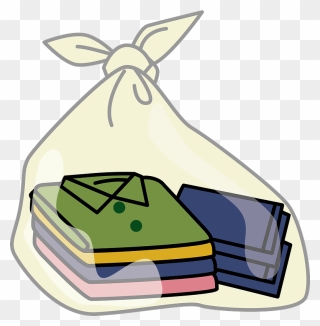 Recyclable Garbage Clothing Clipart - 古着 廃品 回収 イラスト - Png Download