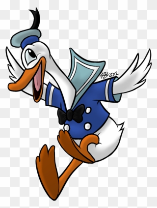 Donald Duck Png - Donald Duck The Wise Little Hen Clipart