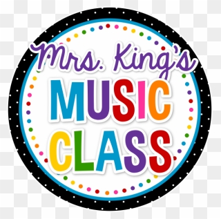 Mrs Kings Music Class - Circle Clipart