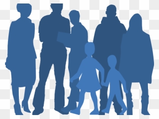 Transparent Group Of People Waving Goodbye Clipart - Groups Of People Png Silhouette Png