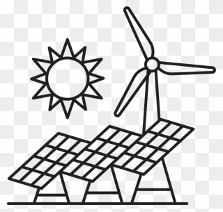 Renewable And Distributed Energy - Windmill Clipart