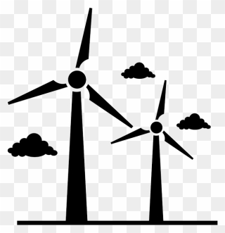 All Energy Contracting Wind Farm Construction Sumner, - Windmill Clipart