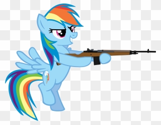 My Little Pony Clipart Gun Png - Little Pony With Gun Transparent Png