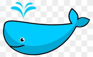 Cute Whale Clipart - Whale Clip Art - Png Download