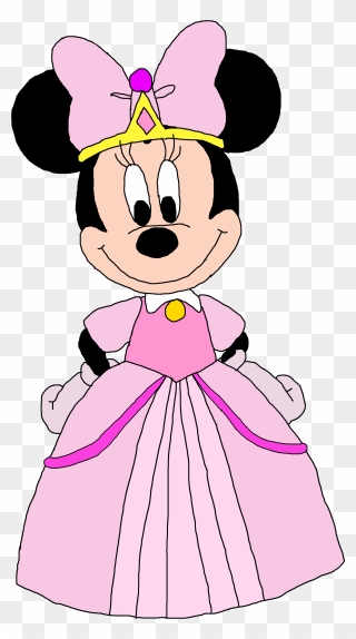 Princess Minnie - Minnie Mouse As A Princess Clipart
