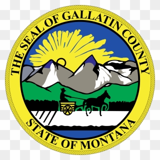 Gallatin County Seal"   Class="img Responsive True - Montana Gallatin County Symbol Clipart