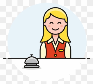 Receptionist Clipart - Png Download