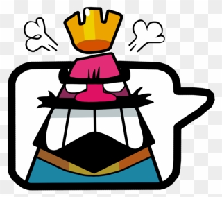 Gems Clash Artwork Anger Headgear Royale - Clash Royale Angry Emote Clipart