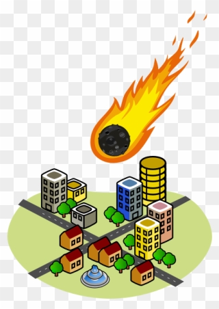 Asteroid And The City - Office Building Clip Art - Png Download