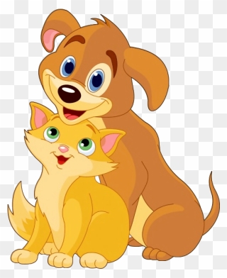 Vaccination Clinic - Dog And Cat Cartoon Png Clipart
