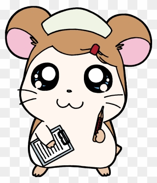 Transparent Sick Clipart - Sick Hamster Cartoon - Png Download