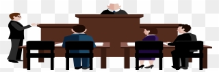 Courtroom - Courtroom Clip Art - Png Download