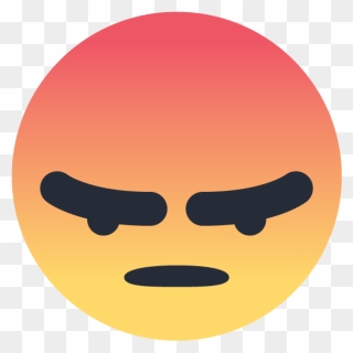 Angry Emoji Clipart Apple - Facebook Angry Emoji Png Transparent Png