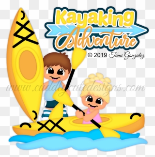 Kayaking Cuties Clipart