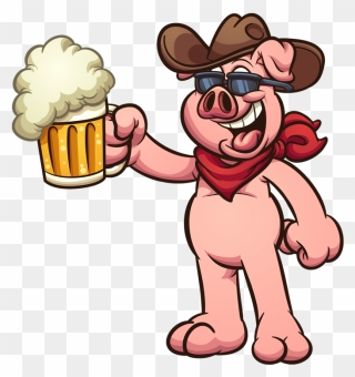 Cowboy Pig Clipart