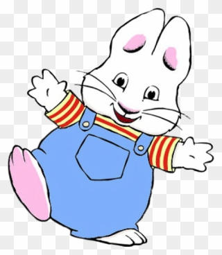 Max Bunny Hopping On One Leg - Clipart Max And Ruby - Png Download