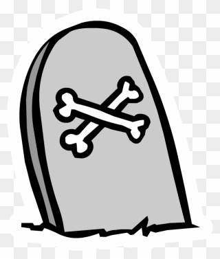Gravestone Clipart Coffin Box - Tombstone Clipart - Png Download