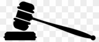 Gavel Picture - Silhouette Gavel Transparent Background Clipart