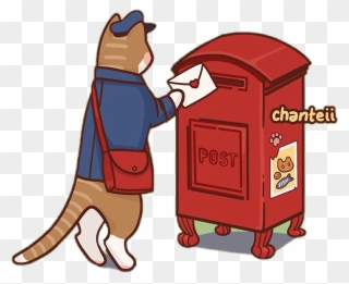 #mailbox #catsticker - Cartoon Clipart