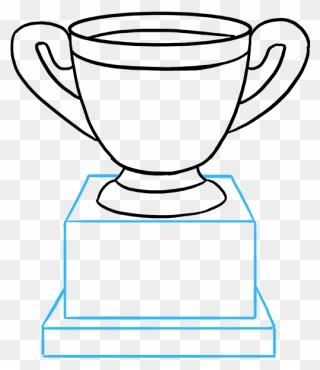 How To Draw Trophy - Trophy Drawing Clipart