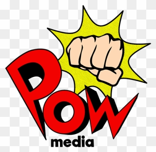 Logos Media Group - Pow Logo Clipart