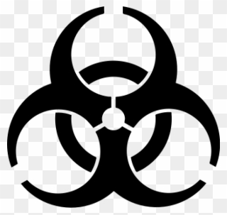 Biological Hazard Symbol Clip Art - Biohazard Symbol Transparent - Png Download