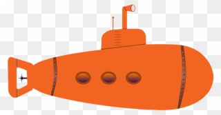 Submarine Png Transparent Picture - Water Transport Kids Drawing Clipart