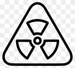 Radiation Drawing Biohazard - Radiation Symbol Clipart