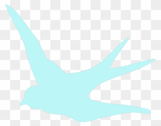 Blue Swallow Svg Clip Arts - White Swallow Png Transparent Png