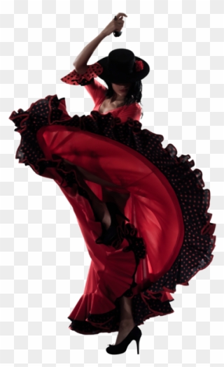 Spain Flamenco Png - Dancing Girl Hd Clipart