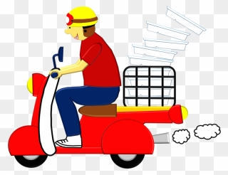 Scooter Clipart Road Transport - Transparent Delivery Swiggy Logo Png