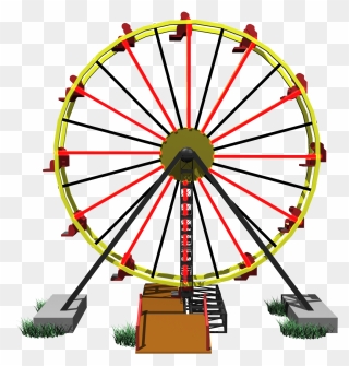 Knox County Nebraska - Ferris Wheel Clipart - Png Download