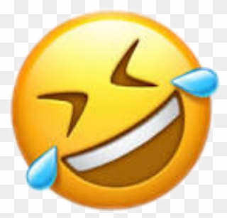 Lol Emoji Png - Sideways Crying Laughing Emoji Clipart