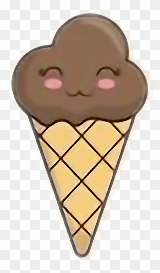 #cute #cutefood #lolly #icelolly #lollypop #popsicle - Kawaii Ice Cream Cartoon Clipart